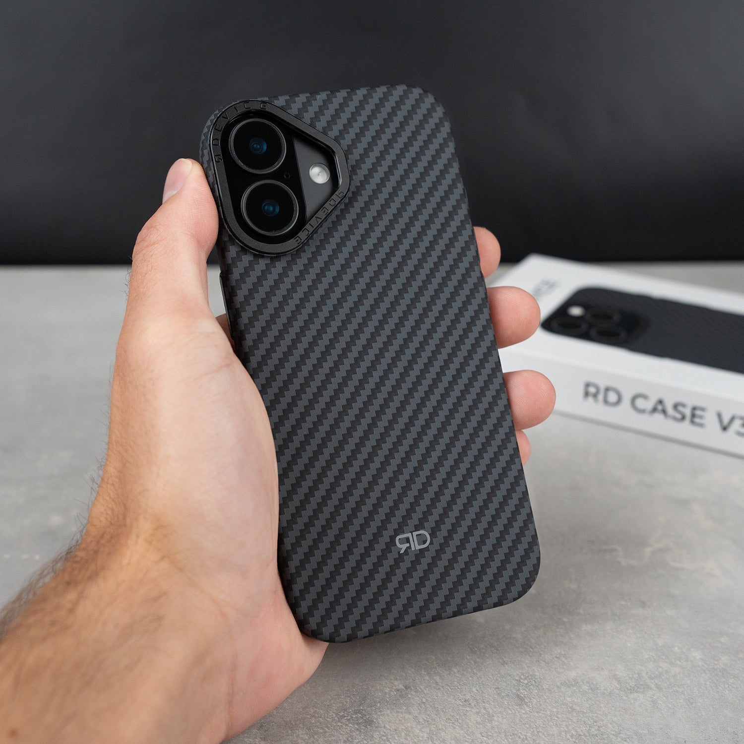 RD Carbon Fiber MagSafe iPhone Case V3: Ultra-Thin, Protective, Camera Shield