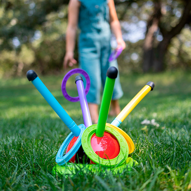 Dynamic 2-in-1 Musical Jump & Ring Toss Game for Active Kids